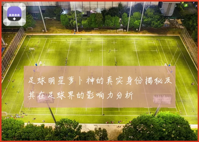 足球明星萝卜神的真实身份揭秘及其在足球界的影响力分析
